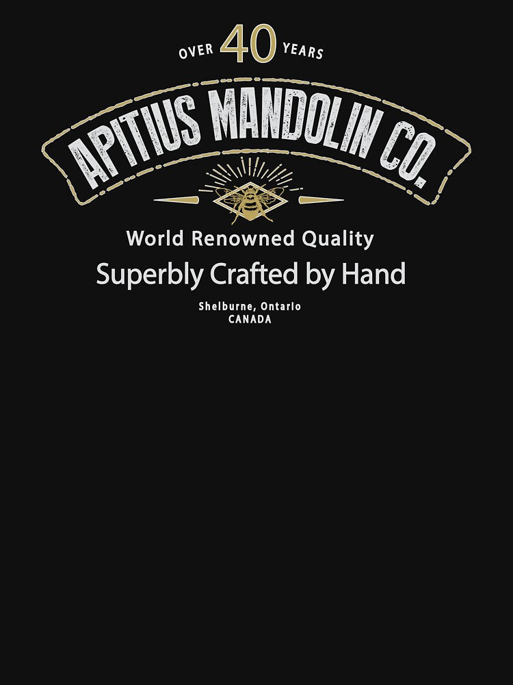 Apitius Mandolins Logo in White by ApitiusMandos