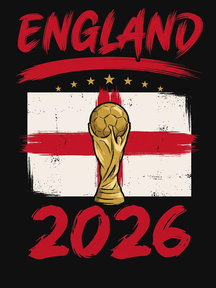 England 2026 World Cup Football Team Supporters by SofenArt