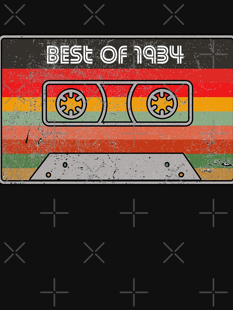 Best Of 1934 Birthday Gifts Cassette Tape Vintage by Akmloza