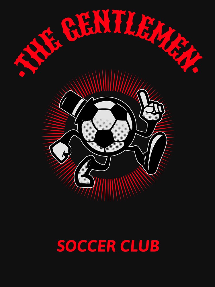 The Gentlemen Soccer Club Vintage Football Fan Typography by DesignbyAACreations