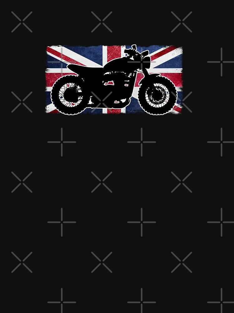 Custom Scrambler Motorcycle | British Flag by SW Longwave