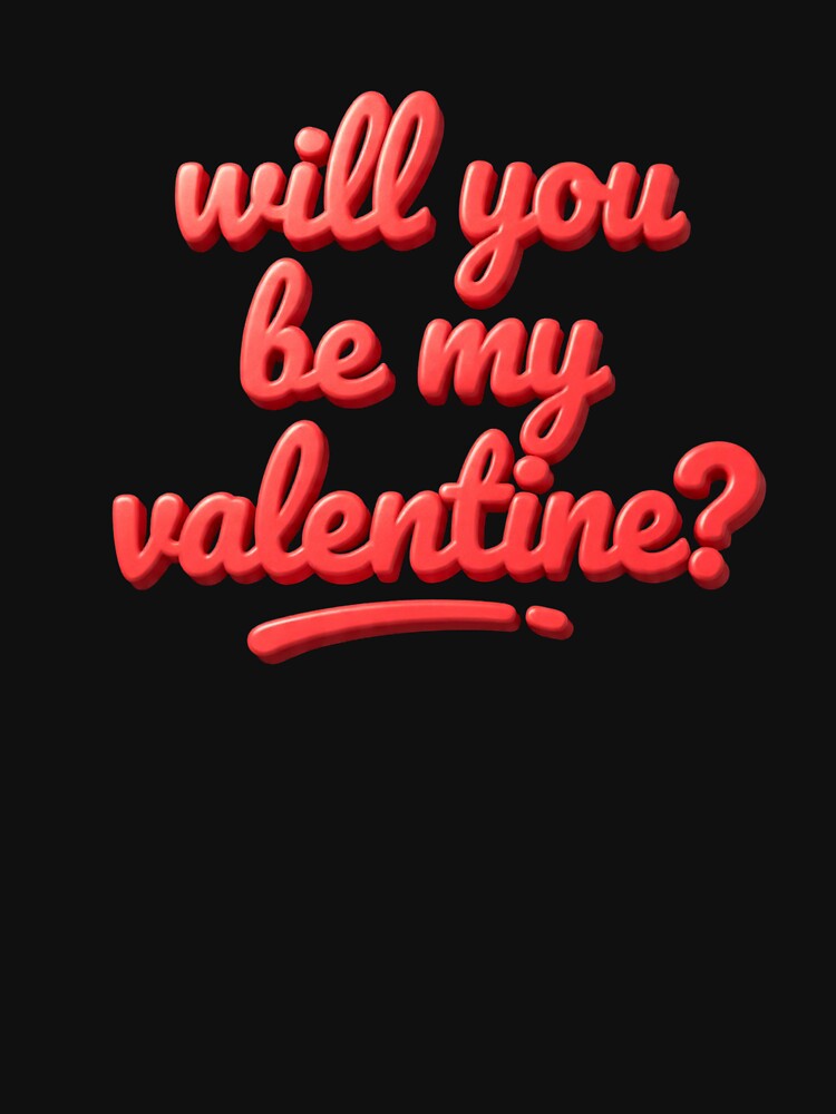 Will You Be My Valentine Valentines day Gift by PluffyPanda