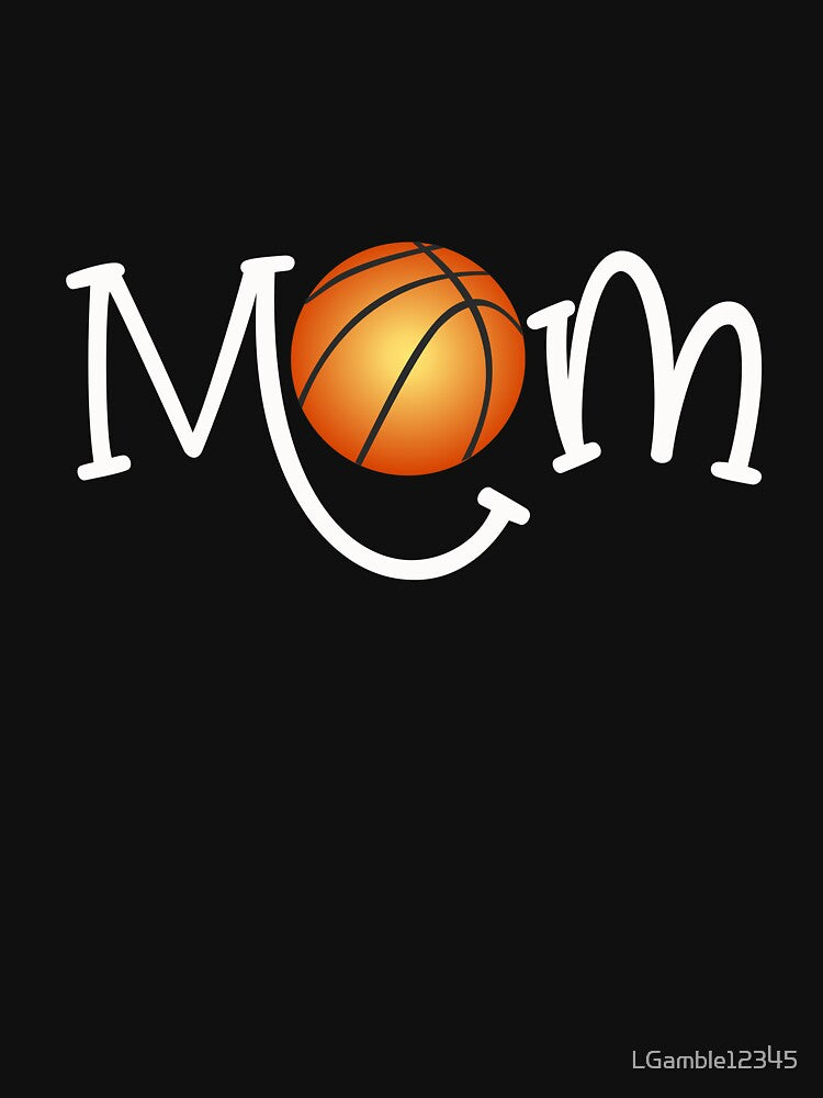 Cute Mom Basketball Mom gift by LGamble12345