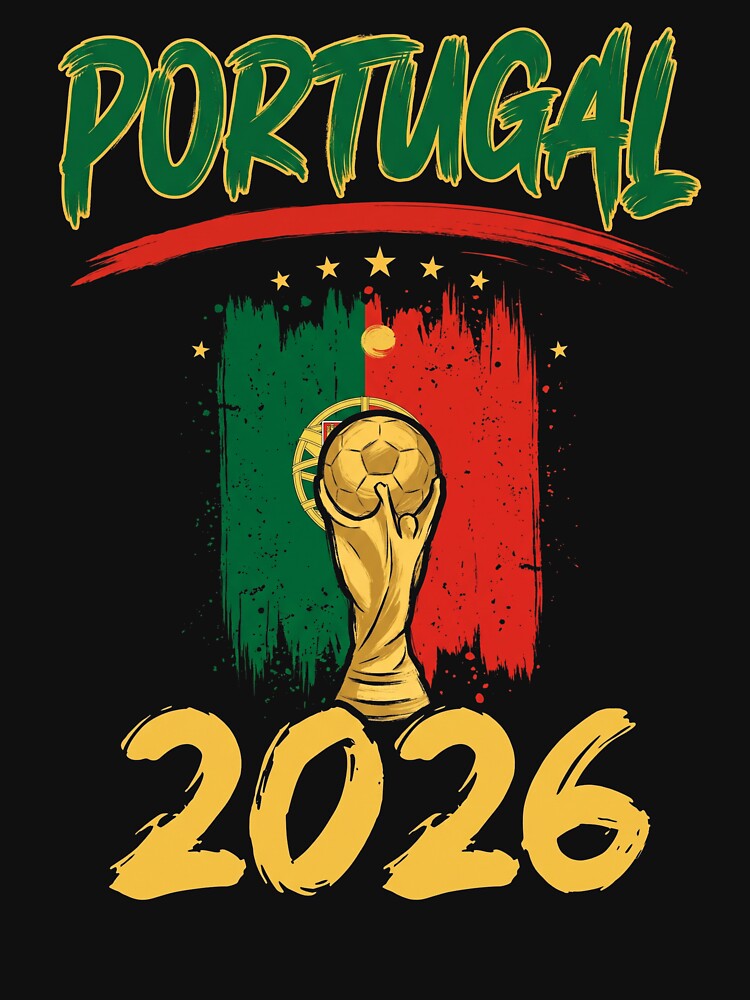 Portugal 2026 World Cup Football Soccer Fan Supporter by SofenArt
