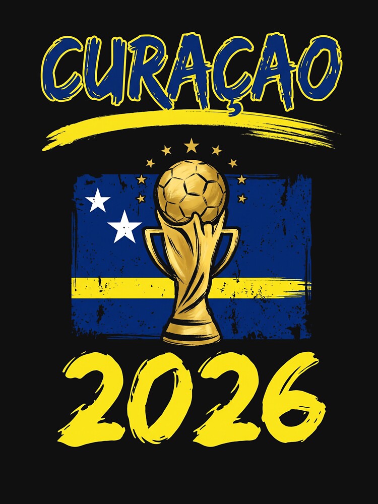 Curaçao 2026 World Cup Football Fan Supporter by SofenArt