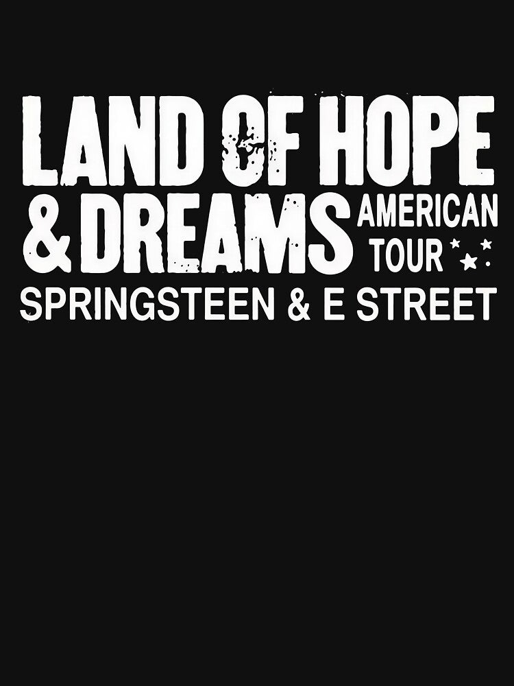 Bruce Springsteen Tour 2026, Bruce Springsteen Land Of Hope & Dreams Tour, Bruce Springsteen Fan Gift, Bruce Springsteen by jimfarrepo