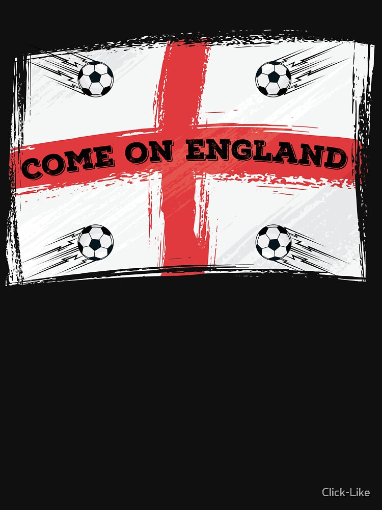 Come on England, England Supporter Football Fan by Click-Like
