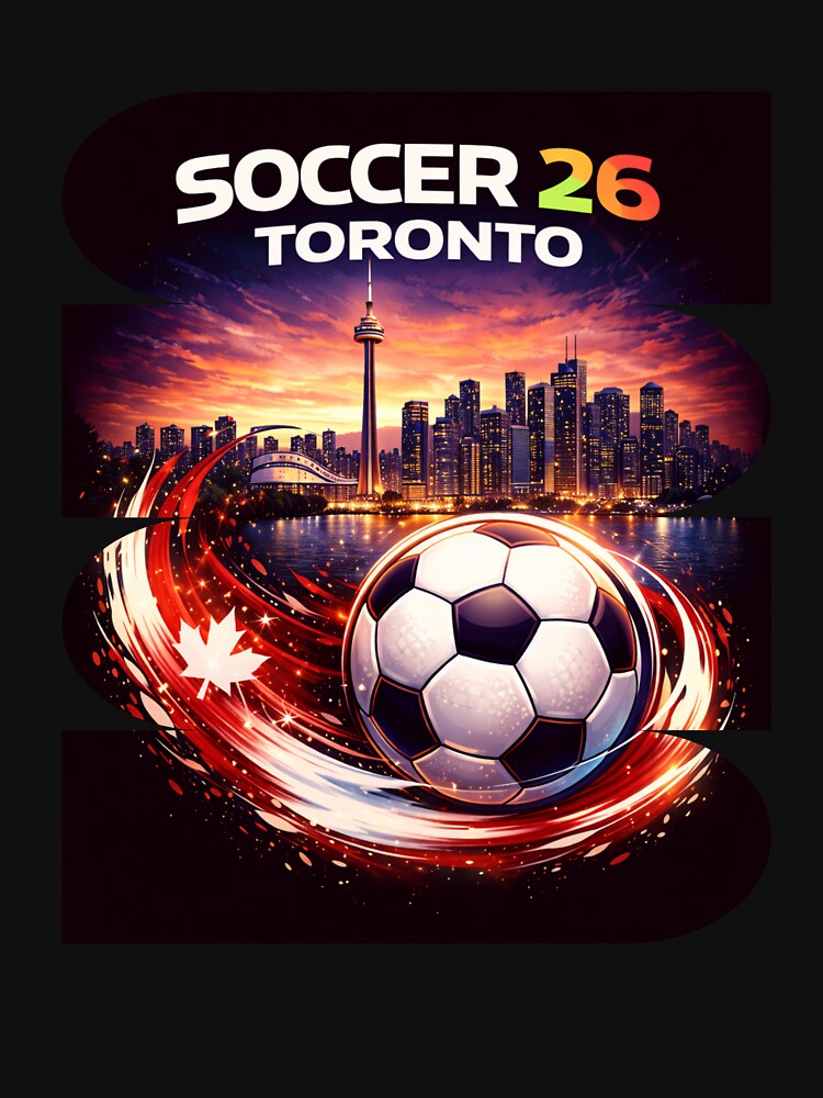 Toronto Soccer 2026 Shirt, Soccer 26 Toronto ON Fan Tee, Toronto Canada Soccer Graphic by MK-Charlie