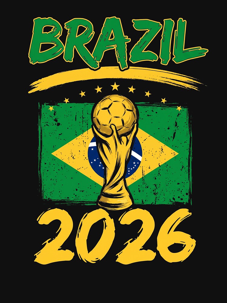 Brazil 2026 Football World Cup Supporter by SofenArt