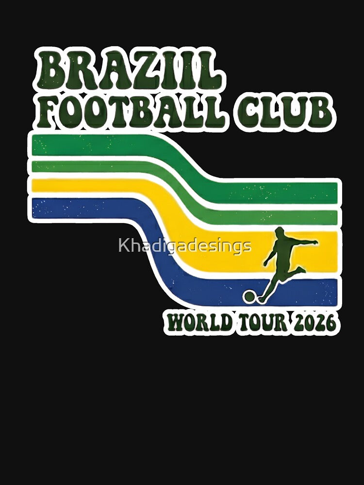 Brazil Football Club World Tour 2026 by Khadigadesings