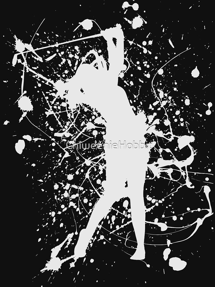 Paint Splatter Golfer by ChiweenieHobbit