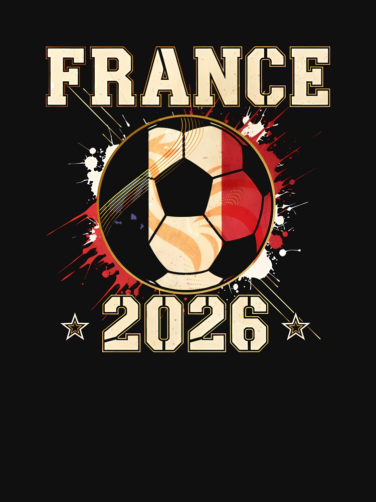 Front Print France Soccer World Cup 2026 - French Fan Gift T-Shirt_84561762 by gidget-gadget