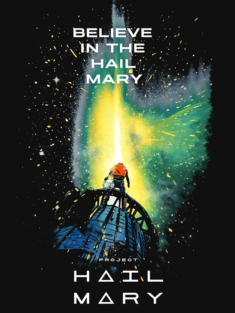 Believe In The Hail Mary Graphic T-Shirt In Colour As Worn By Eva Mendes by hesjustken