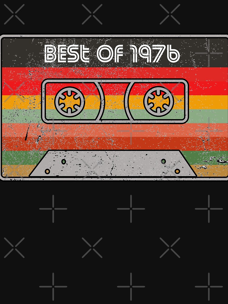 Best Of 1976 44th Birthday Gifts Cassette Tape Vintage by Akmloza