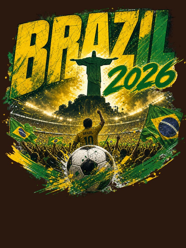 Brazil 2026 Football World Cup Glory | Seleção Fan Supporter Shirt by rushaib