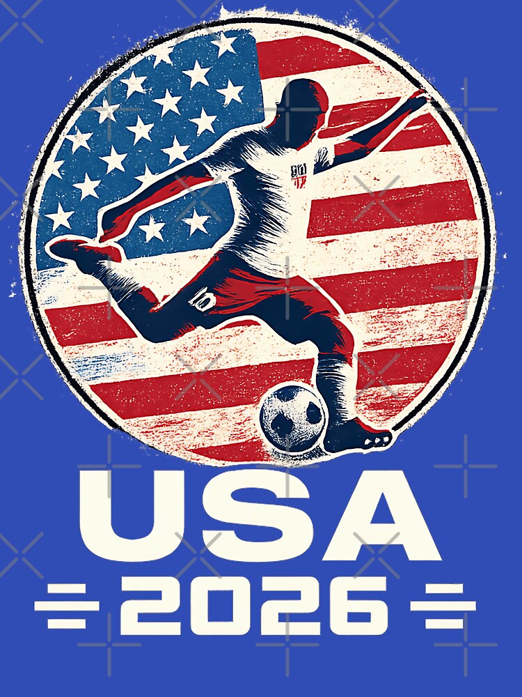Team USA Flag Soccer Player 2026 by legendaryskins