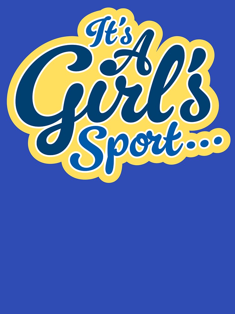 It's A Girl's Sport - Navy And Yellow by Cocktails4Mums