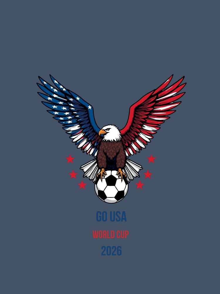 Go USA World Cup 2026 Soccer T-Shirt Home Nation Pride by FanNationTees