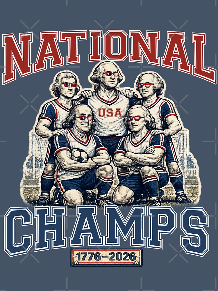 Founding Fathers Soccer Team USA Funny 4th of July America 250th Anniversary by Youngkev-arts