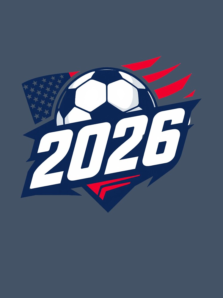 USA Soccer 2026 World Cup United States Football Flag by ArtDreamClub