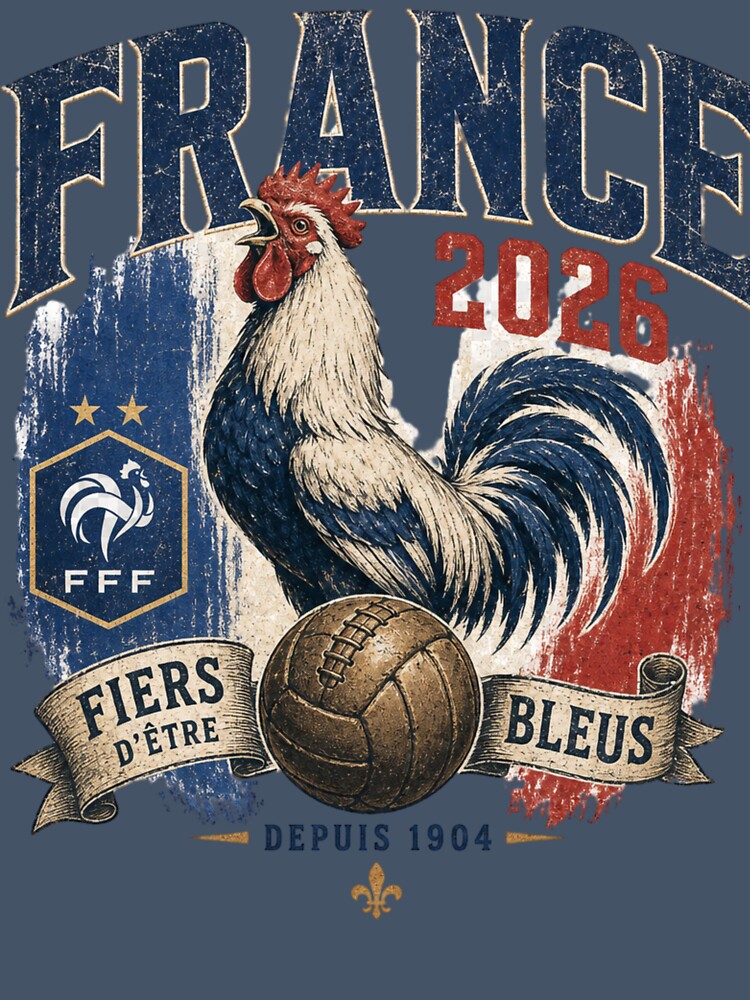 France 2026 Football World Cup Glory | Les Bleus Fan Supporter Shirt by rushaib