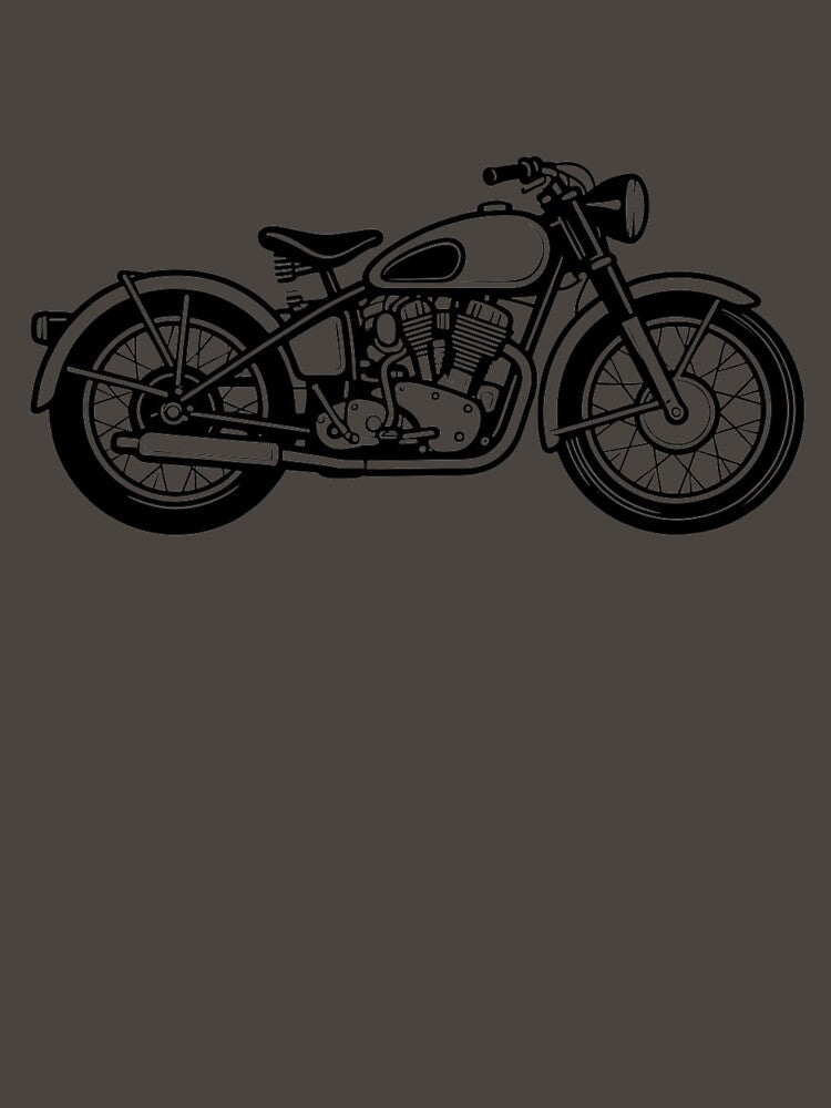 Retro Motorcycle Design Shirt for Riders by RobCreatives Merch Services