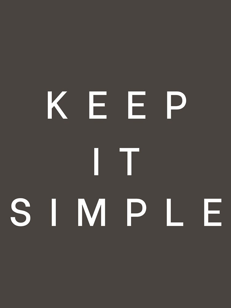 Keep It Simple Design by derendesign