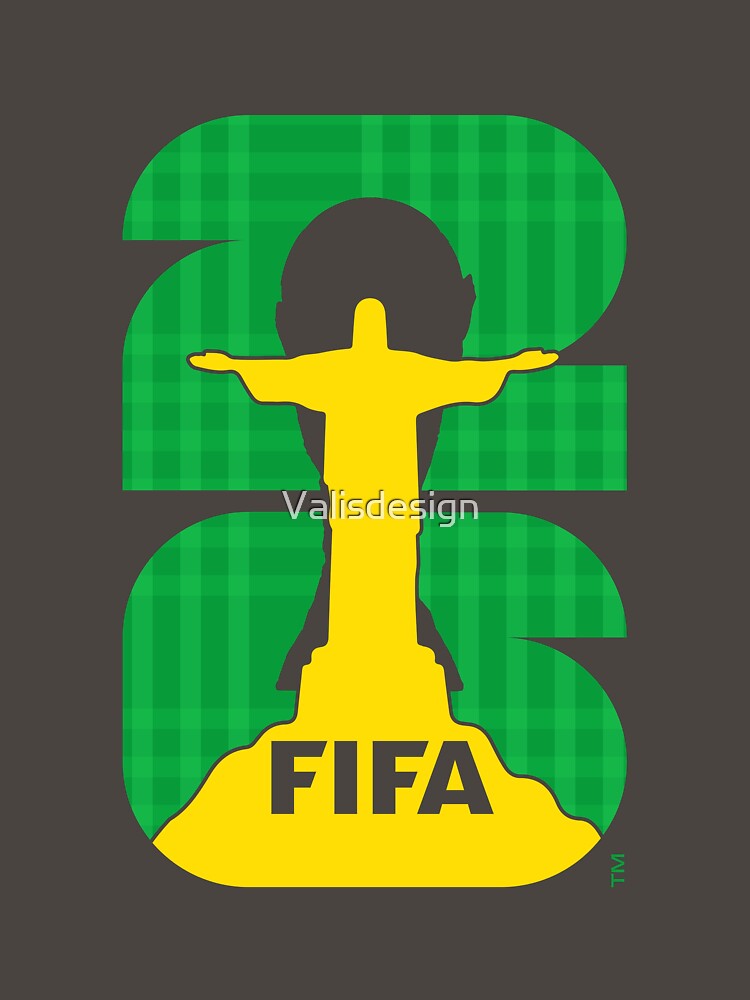 Brazil Football Inspired 2026 Emblem | Modern Soccer Crest Desig by Valisdesign