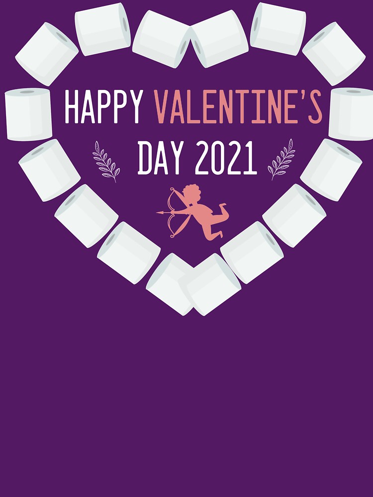Happy Valentine's day 2021  Day Toilet Paper heart by ILHAMI