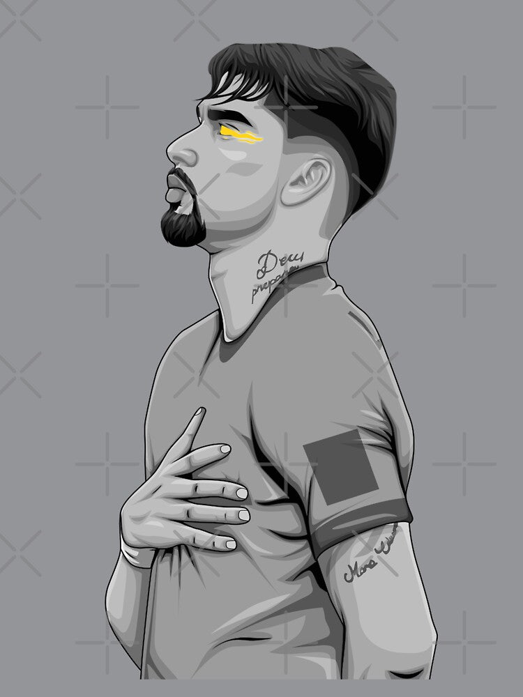 Lucas Paqueta Black and White Version by Aldduardo