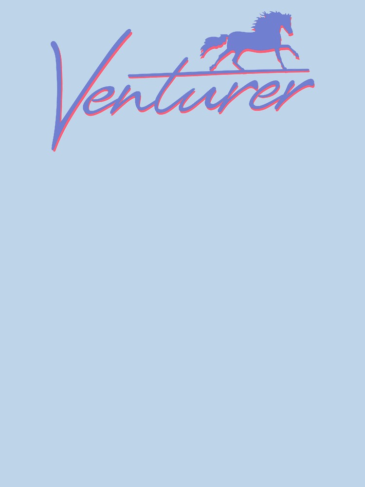 Rivals Logo | TV Series Venturer Rupert Campbell-Black Logo Merch T-Shirt by Lucky Black Cat Prints