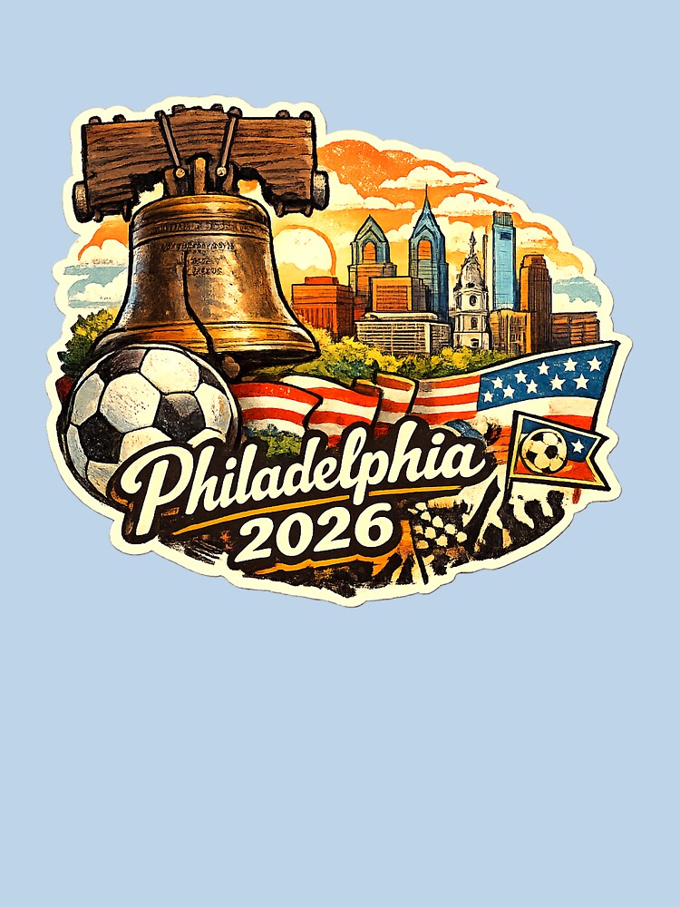 Philadelphia 2026 Liberty Bell Soccer by Modefissi