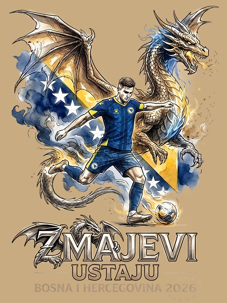 Zmajevi Ustaju Bosnia - World Cup 2026 Design by VoidAnimeStudio