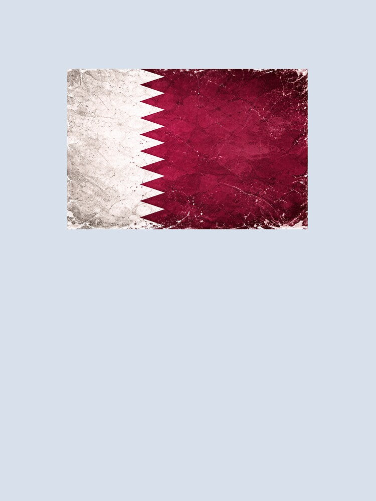Qatar Football World Cup Flag | Grunge Qatari Soccer Art by tangramrachel