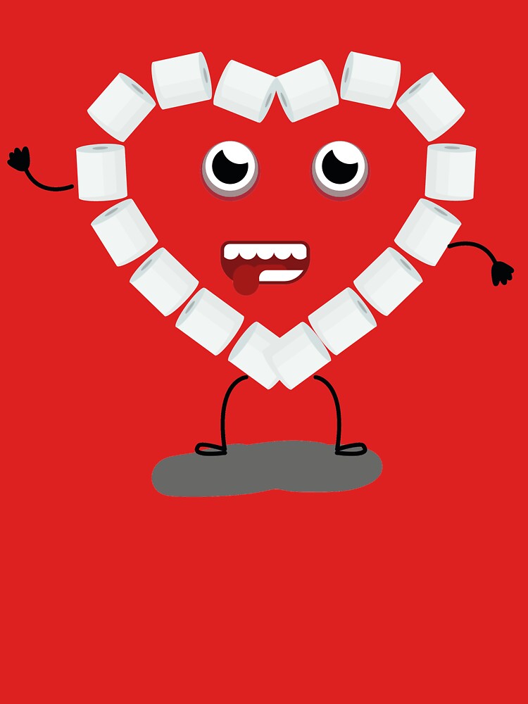 In case your Valentine is crappy Valentines Day Toilet Paper by ILHAMI