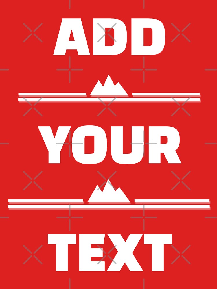 Copy of ADD YOUR TEXT CUSTOM T_SHIRTS by Drawix