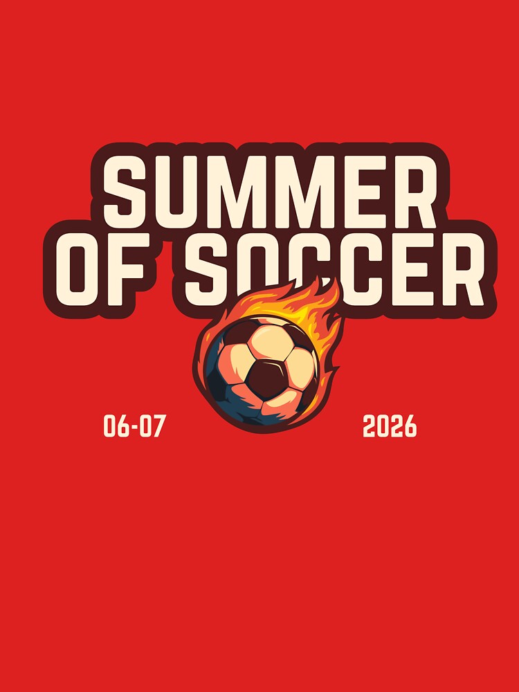 Summer of Soccer 2026 Retro Soccer Fan by Tattyarts