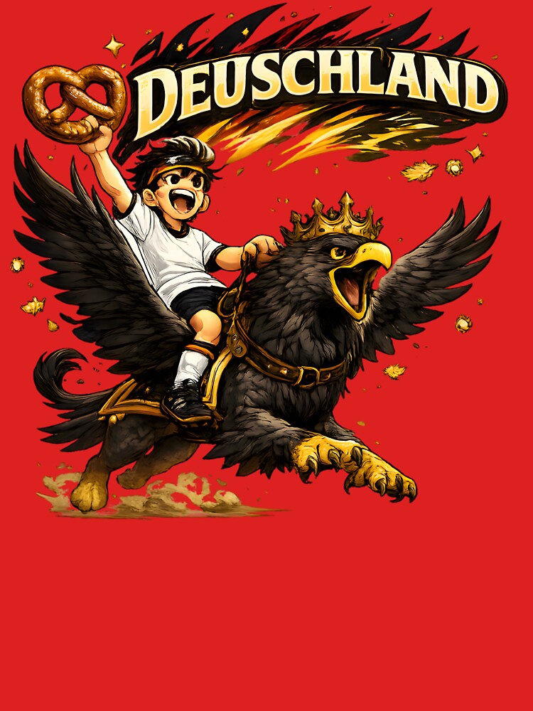 Germany Eagle Football Fan T-Shirt by Drofted