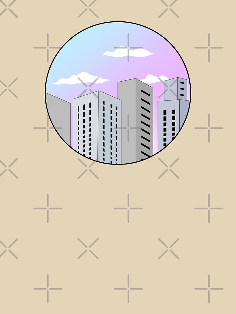 Cotton Candy City Skyline by TheeForestFox Shop