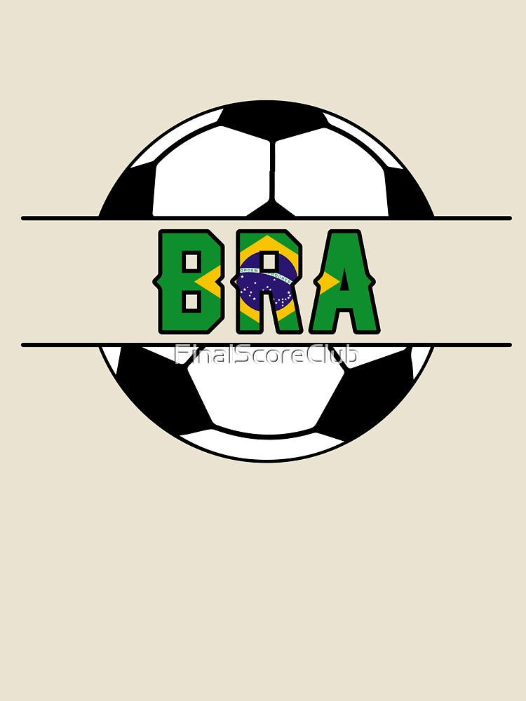 Brazil Soccer BRA Design by FinalScoreClub