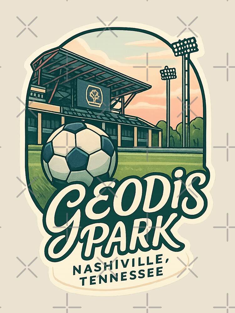 Geodis Park Soccer Field with Nashville Skyline by Places On Earth