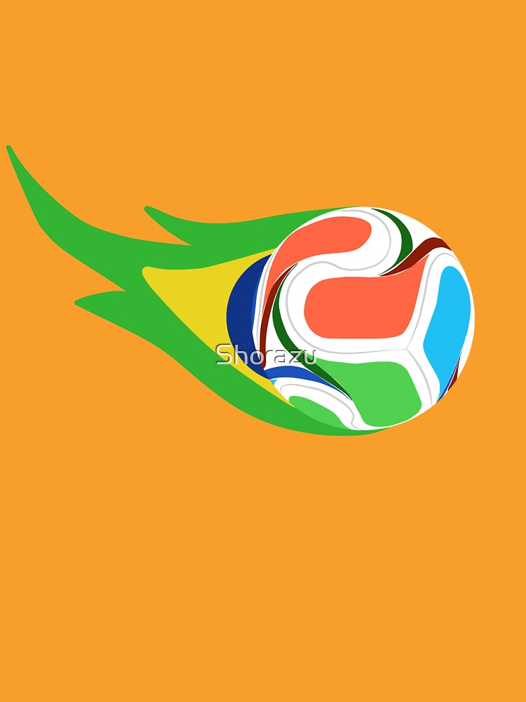 Brazil Flaming Soccer Ball – World Cup 2026 by Shorazu