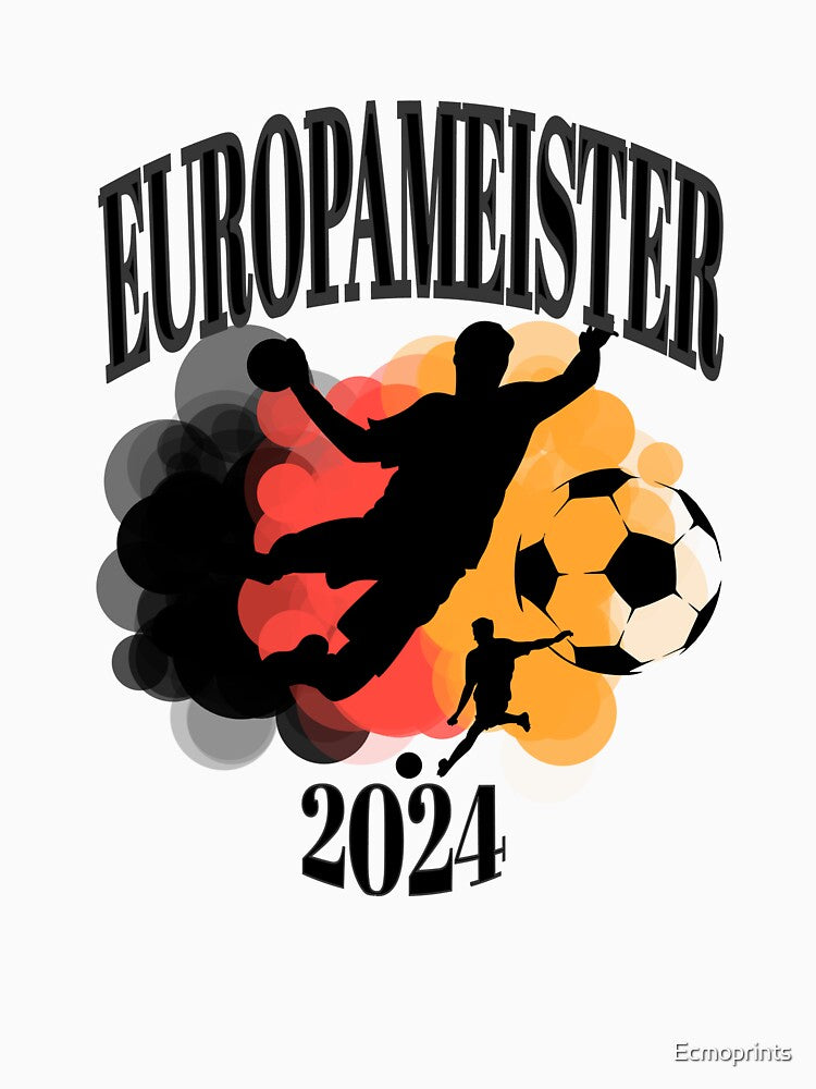 European champion Germany football handball fan motif by Ecmoprints
