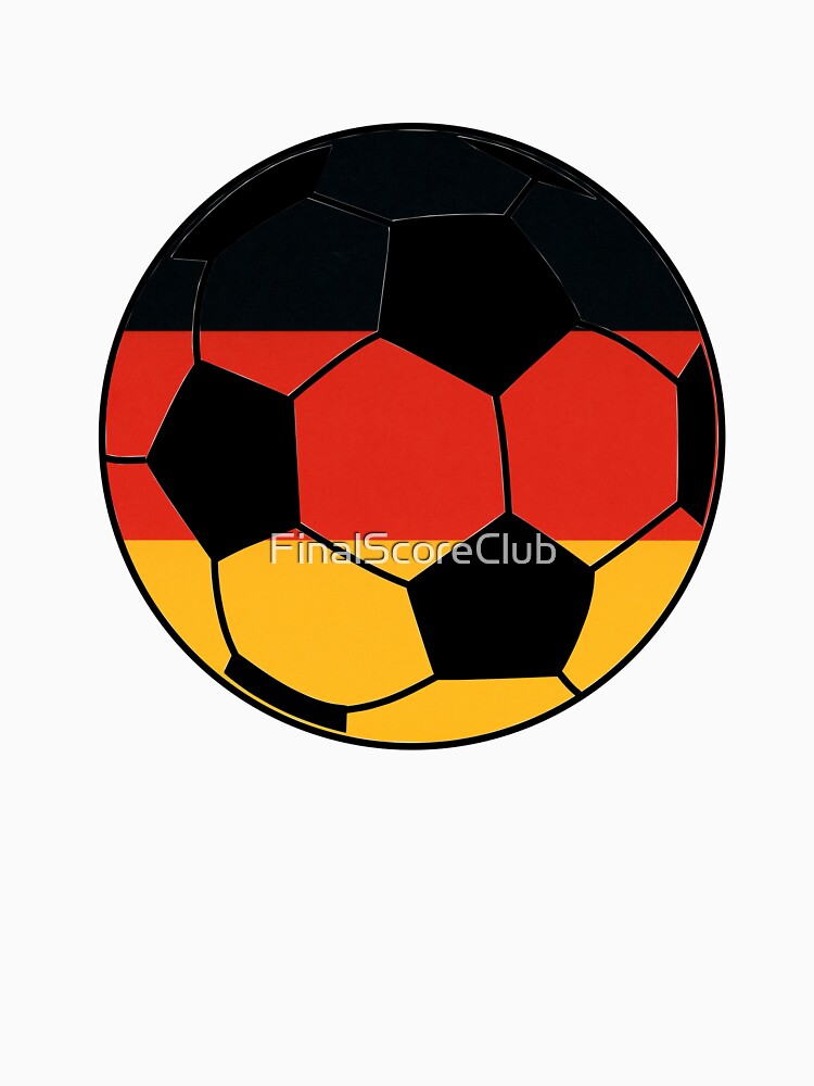 Germany Flag Soccer Ball by FinalScoreClub