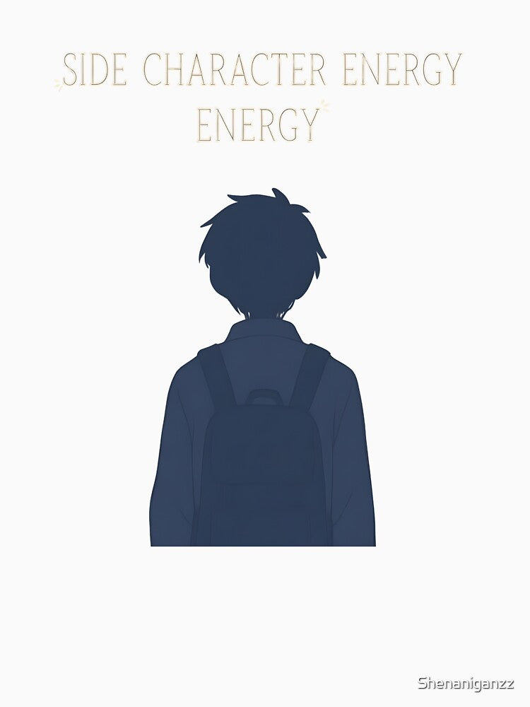 Side Character Energy Anime Silhouette, Moody Character by Shenaniganzz
