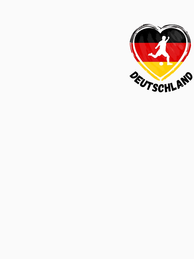 Germany Football Championship Europe Love Heart by ShirtWardrobe