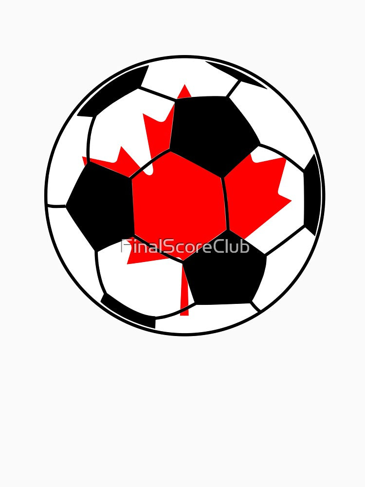 Canada Flag Soccer Ball by FinalScoreClub
