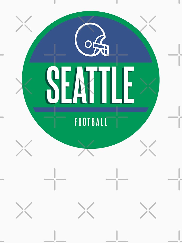 Seattle retro football by BVHstudio
