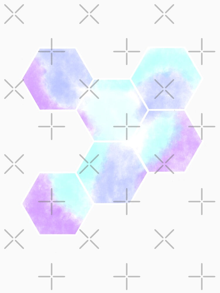 Honeycomb - Purple/Cyan/Blue by TheeForestFox Shop