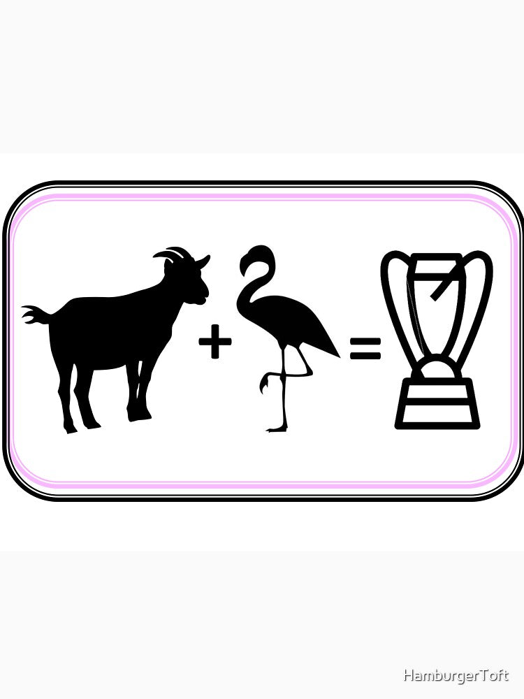 Goat + Flamingo = MLS trophy   Inter Miami + Messi = Succes by HamburgerToft